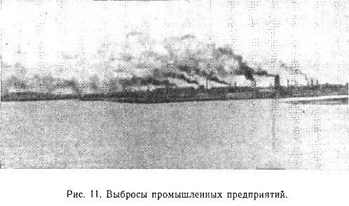 Выбросы промышленных предприятий
