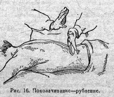 Поколачивание-рубление